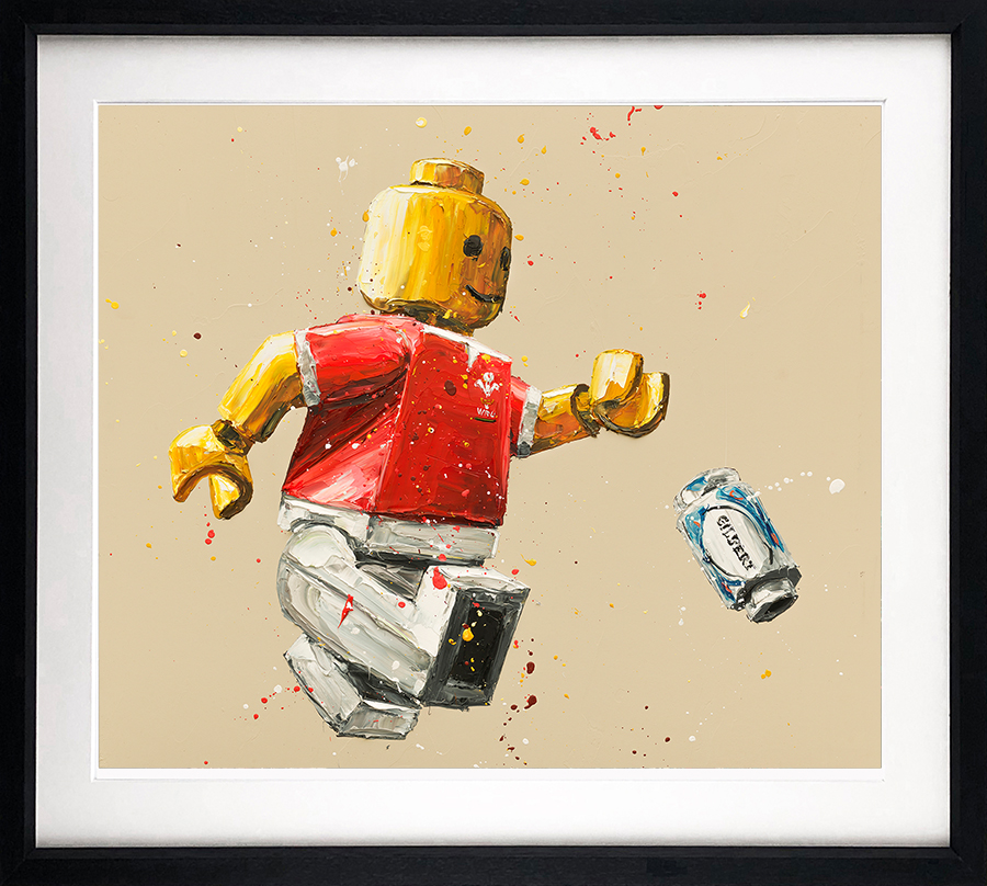 A-Lego Wyn Jones Paper Edition by Paul Oz M P Gallery Free UK