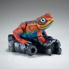 African Tree Frog - Tropical Tangerine - Limited Edition 150 by Edge Sculpture